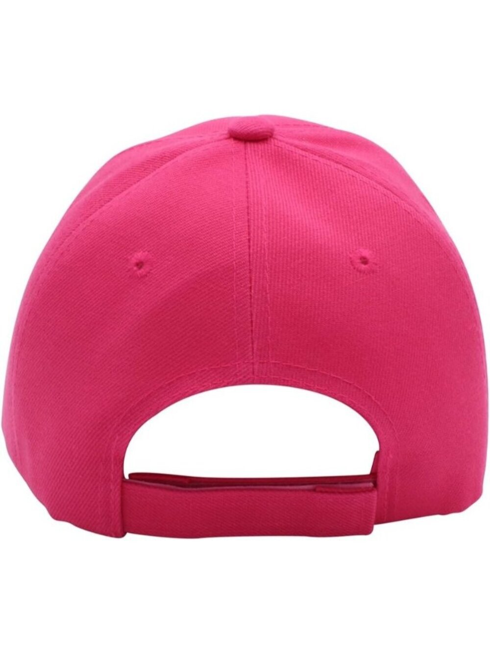 Unisex Rose Red Top Level Baseball Cap Classic Adjustable Plain Hat - Picture 3 of 4
